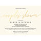 Chic Foil Couples Shower Invitations Image 6 of 8